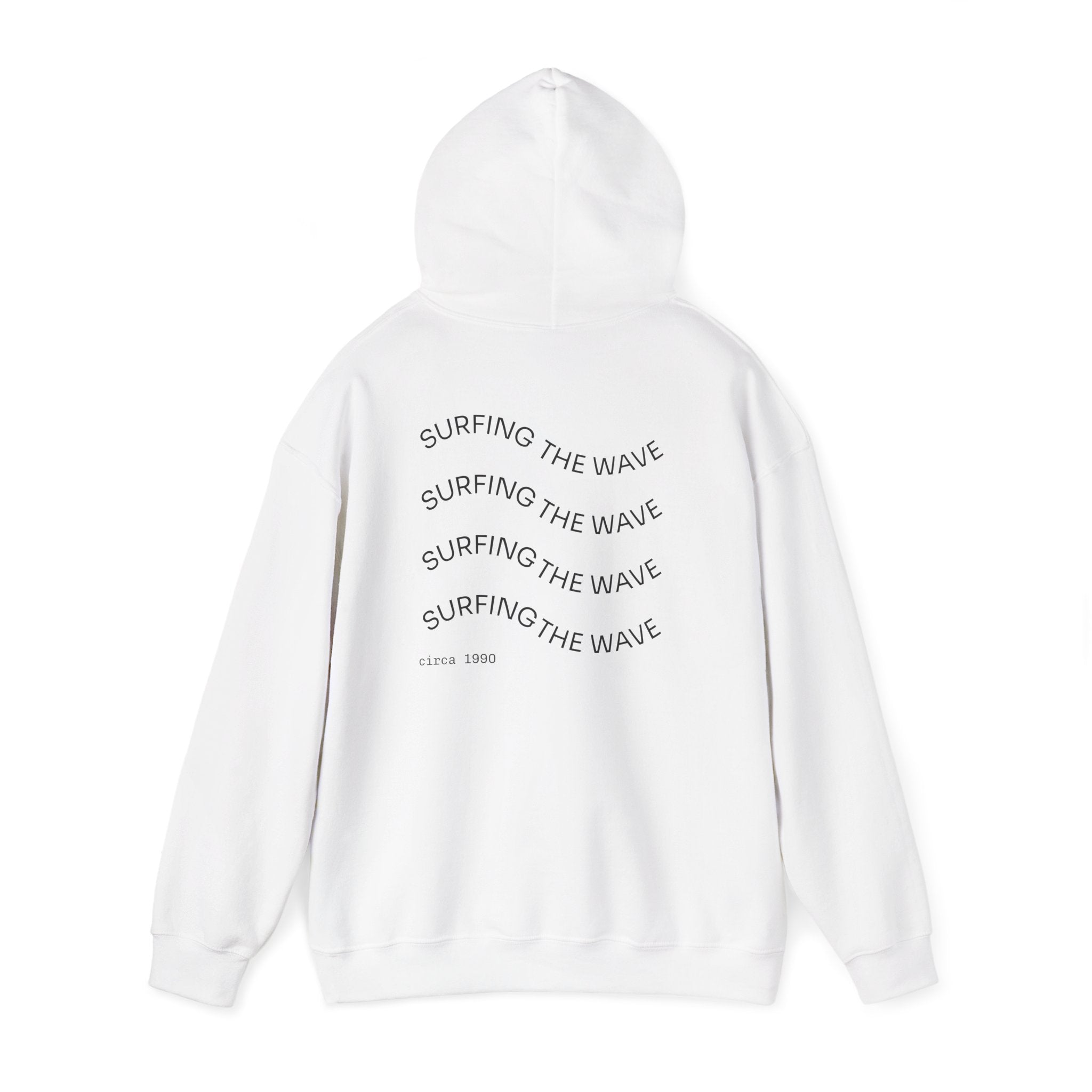 Surfing The Wave Hoodie – Minimal PPP Logo Pullover