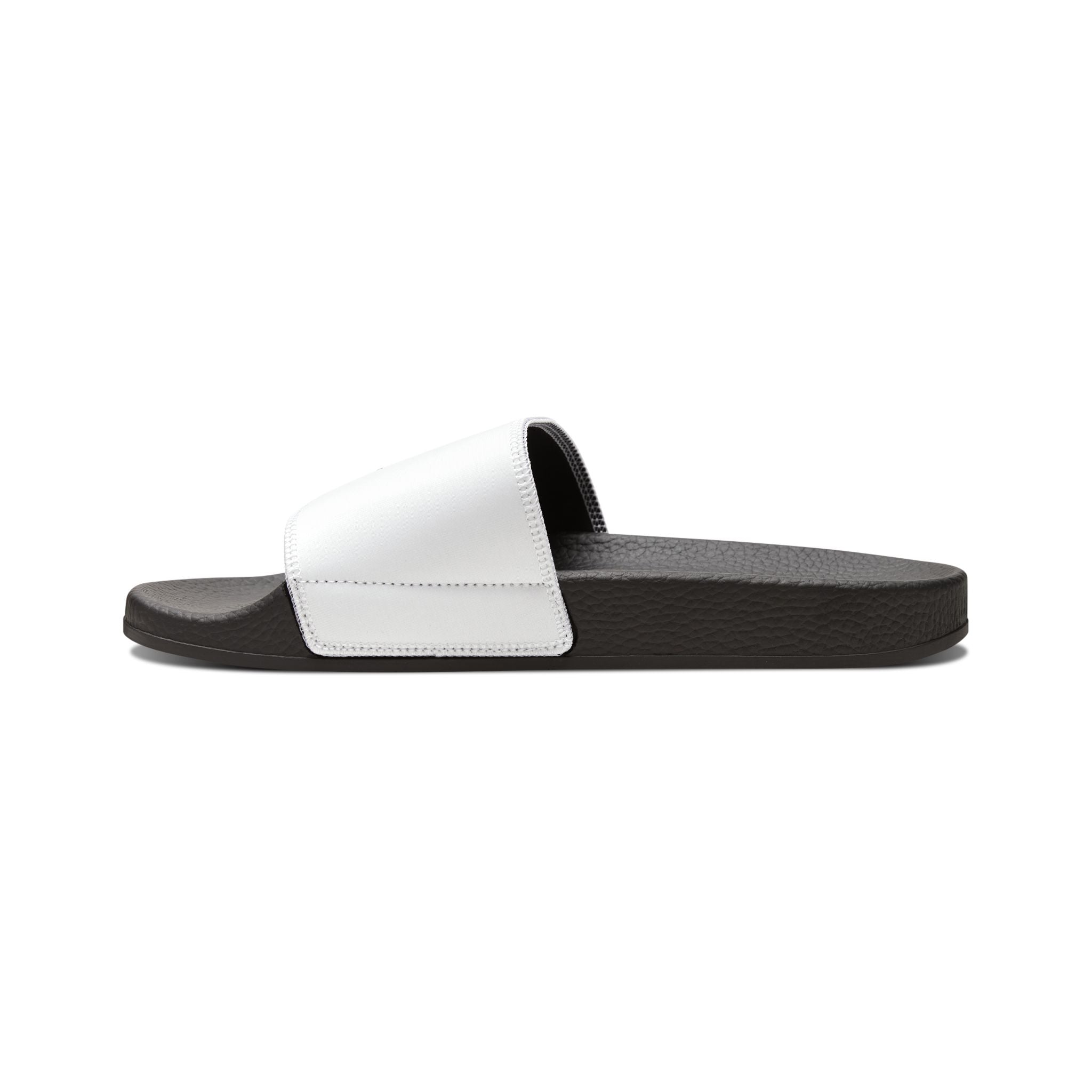 Women's Removable-Strap Slide Sandals — Adjustable White Strap Comfort Slides