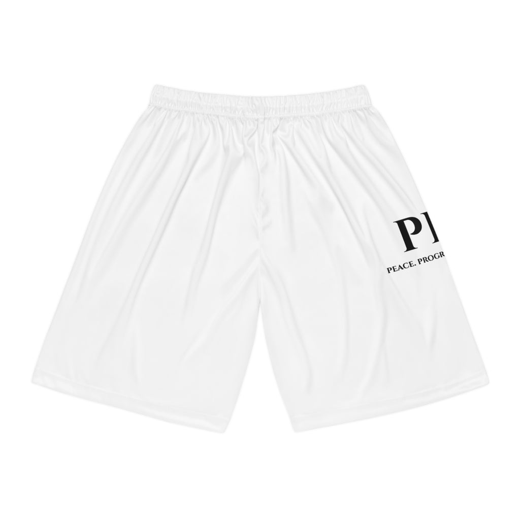 Money Stack Basketball Shorts — PXP (Peace. Prosperity.) Graphic Athletic Shorts