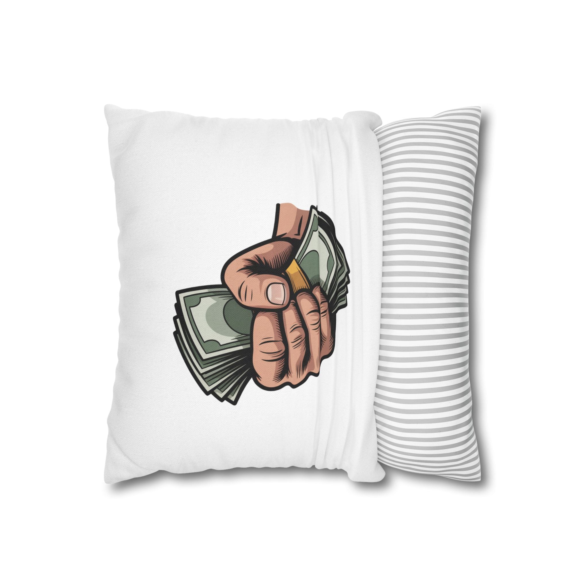 Spun Polyester Square Pillowcase