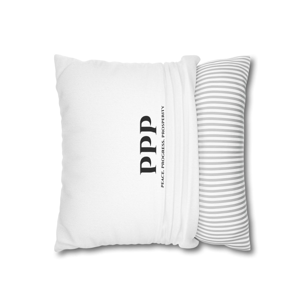 Spun Polyester Square Pillowcase