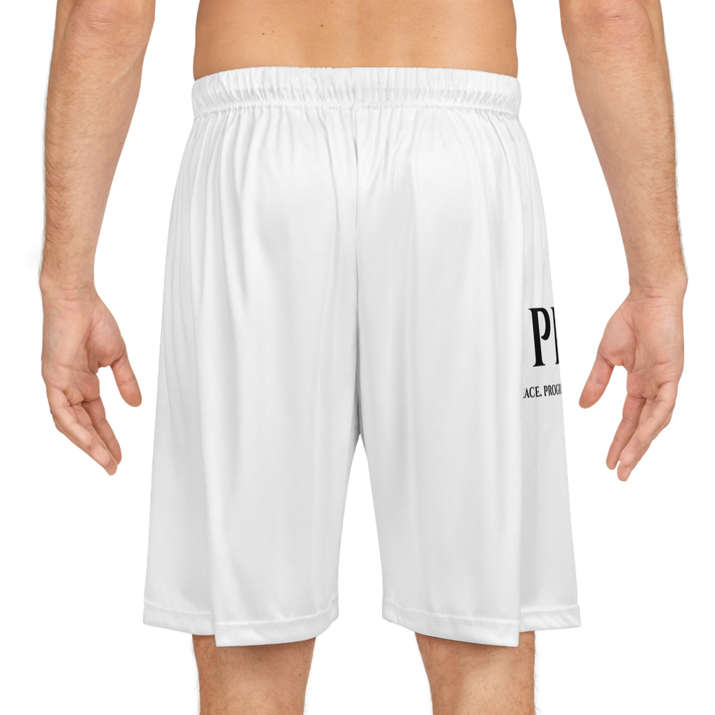 Money Stack Basketball Shorts — PXP (Peace. Prosperity.) Graphic Athletic Shorts