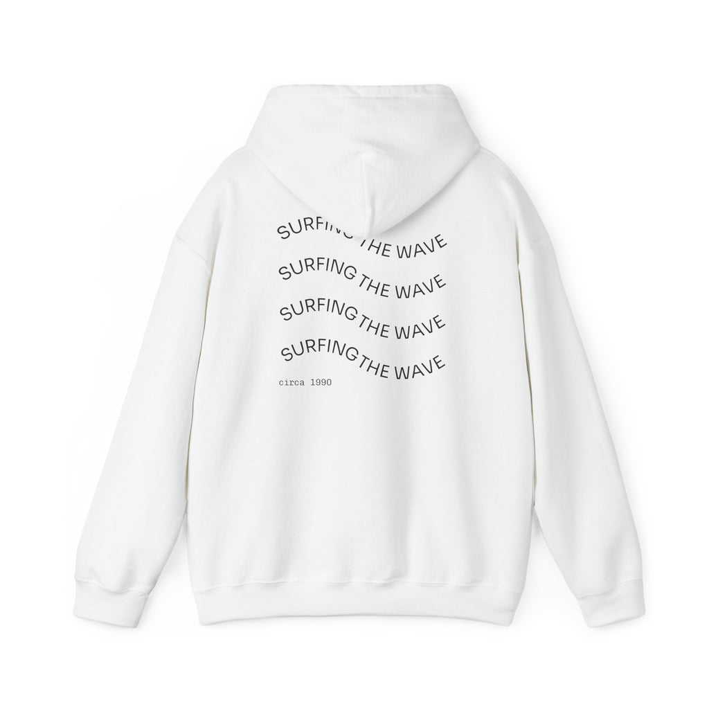 Surfing The Wave Hoodie – Minimal PPP Logo Pullover