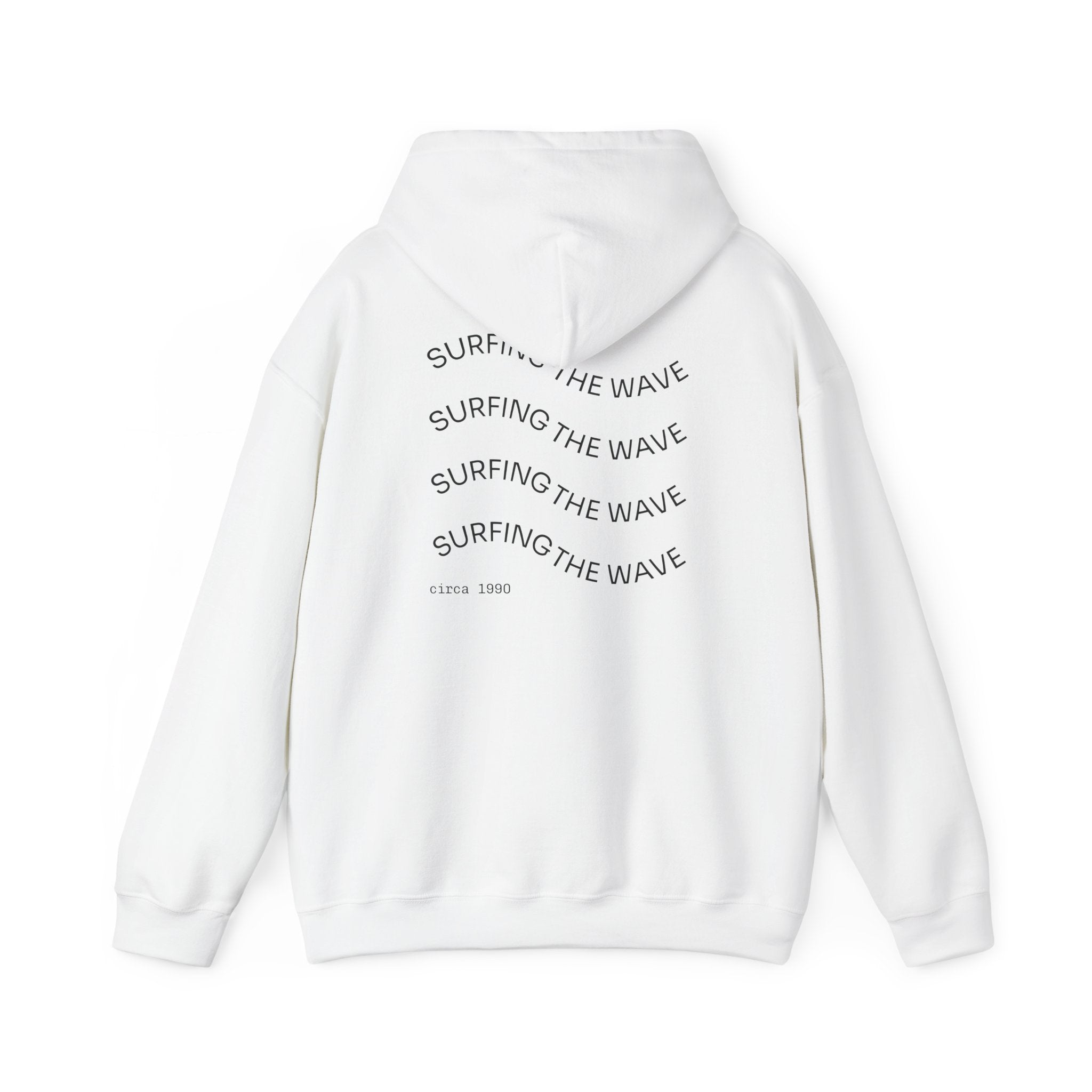 Surfing The Wave Hoodie – Minimal PPP Logo Pullover