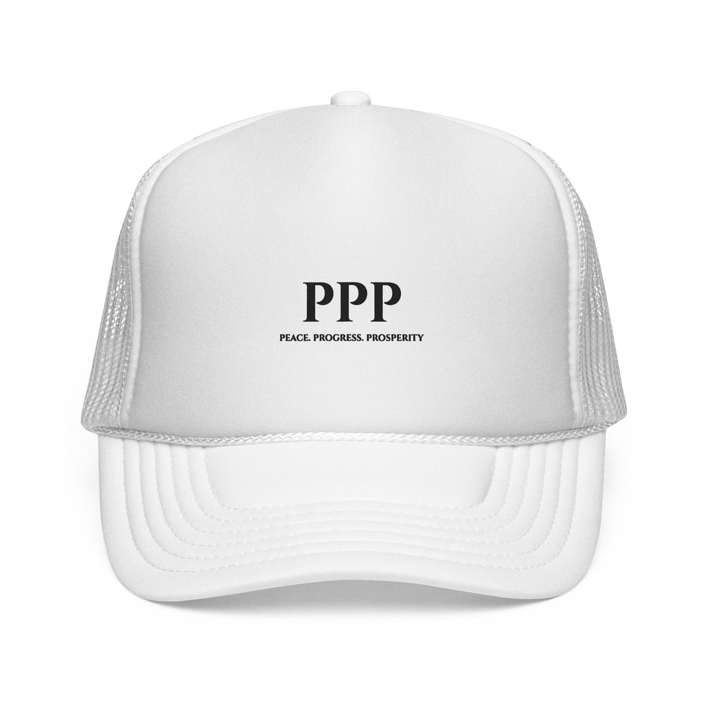 PPP Trucker Hat — Peace. Progress. Prosperity. Mesh Back Cap