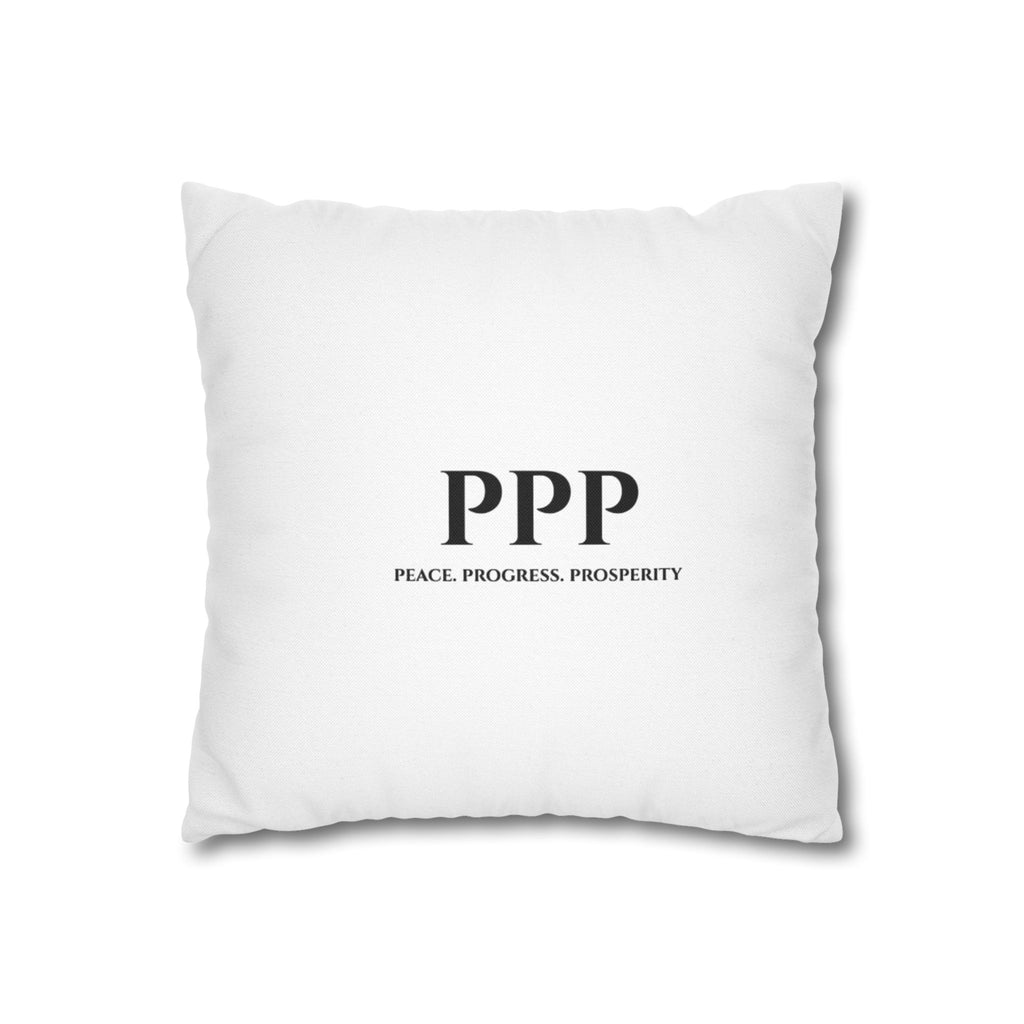 Spun Polyester Square Pillowcase